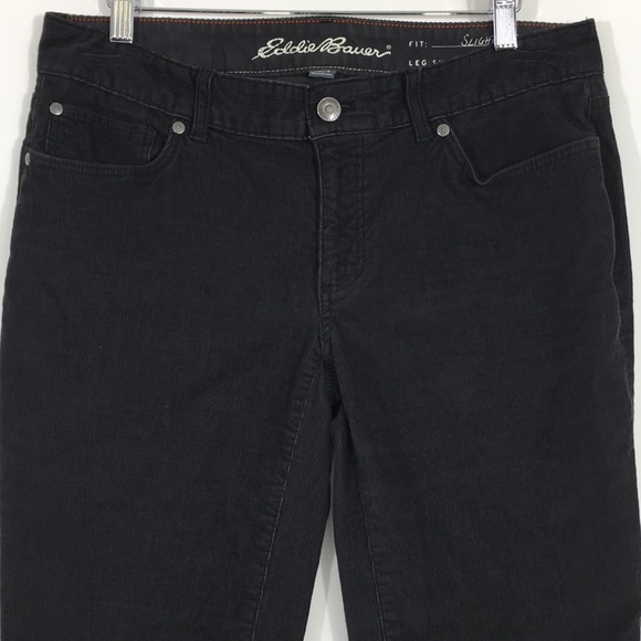 Eddie Bauer Skinny Slightly Curvy Corduroy Pants - Picture 3 of 13